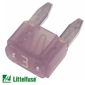 0297003.WXNV Littelfuse Mini Fuse 3 Amp Pack of 50